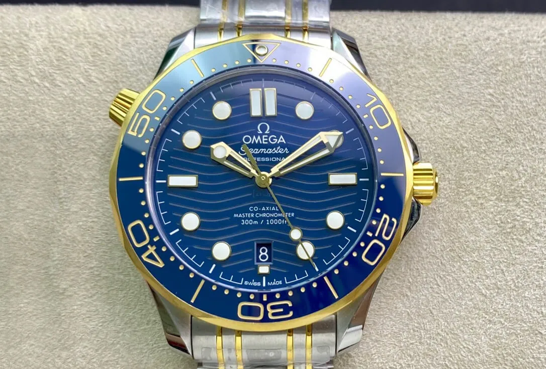 Omega Seamaster Diver 300M 210.20.42.20.03.001 OR Factory 1:1 Best Edition Replica Watch Blue Bezel